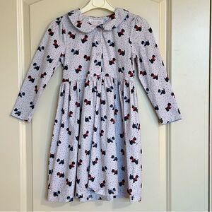 Sz5 Rachel Riley Scottie Dog Polka Dot
Jersey Dress